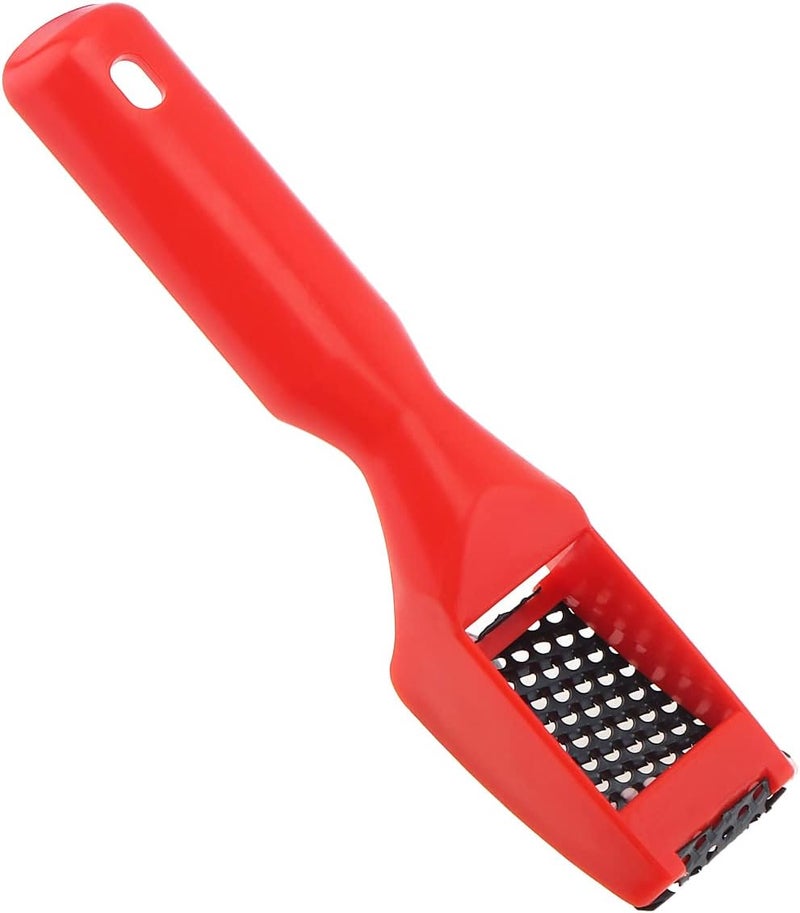 Omninmo 2pcs Surform Shaver Handy Hand Filing Razor Hand Tools Second-Cut Tooth Mill File Hand Plane Mini File Hand File, Red & Yellow - Image 5